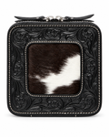 Tooled Cowhide Jewellery Box