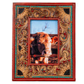 Myra Devonnie's Sunflowers Hand Tooled Photo Frame