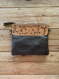 Tooling Leather Hand Carved Bag