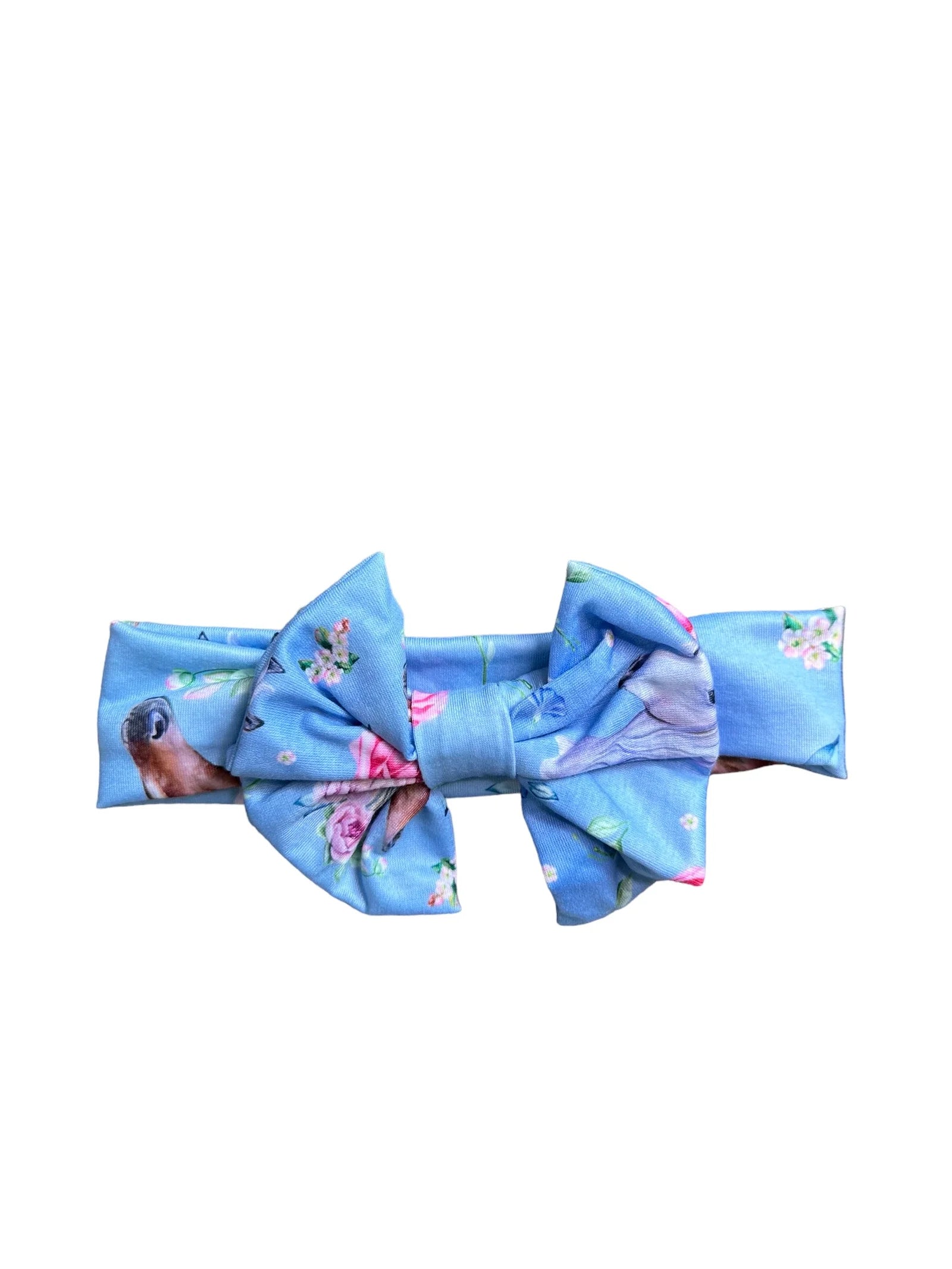 Blue Floral Headband