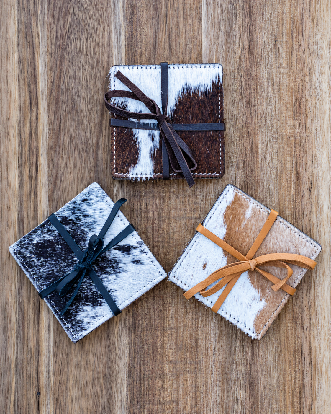 Cowhide Coasters