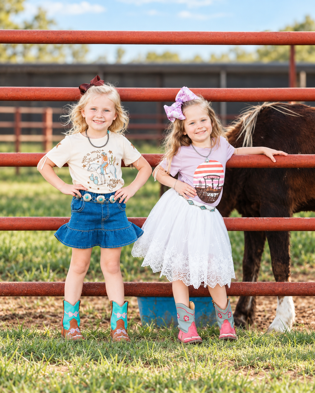Cowgirl At Soul Fringe Tee