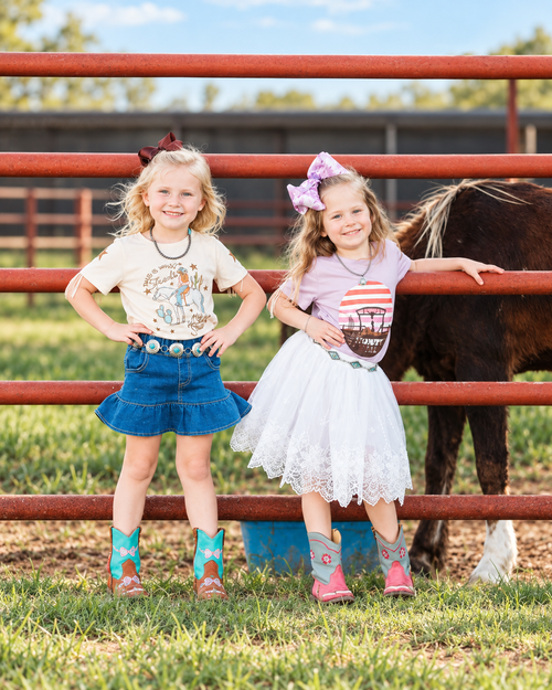 Cowgirl At Soul Fringe Tee