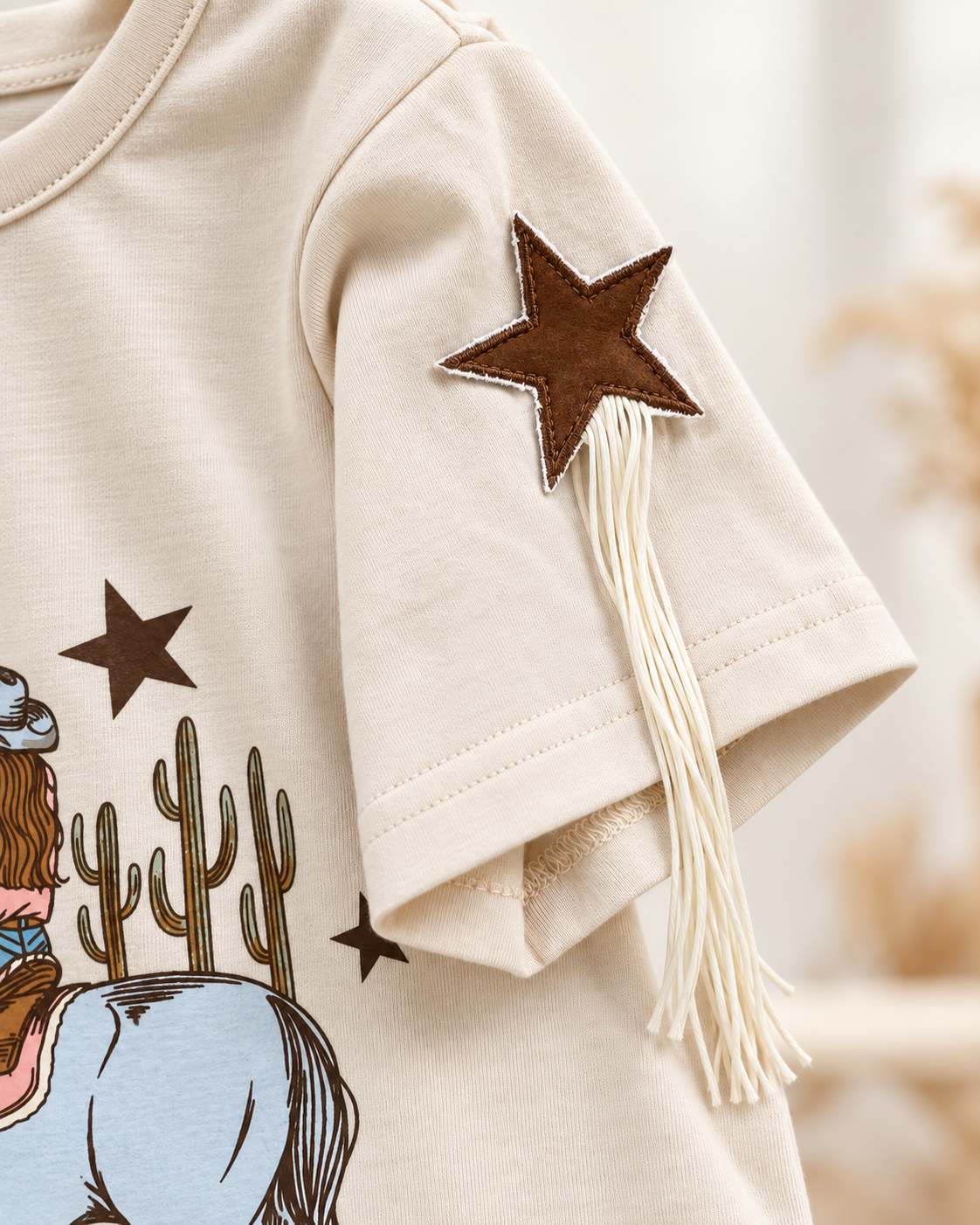 Cowgirl At Soul Fringe Tee