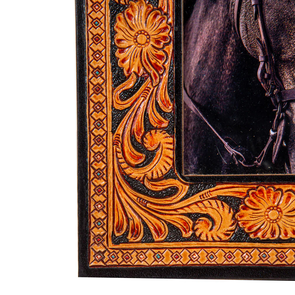 Myra Classic Country Hand-Tooled Photo Frame