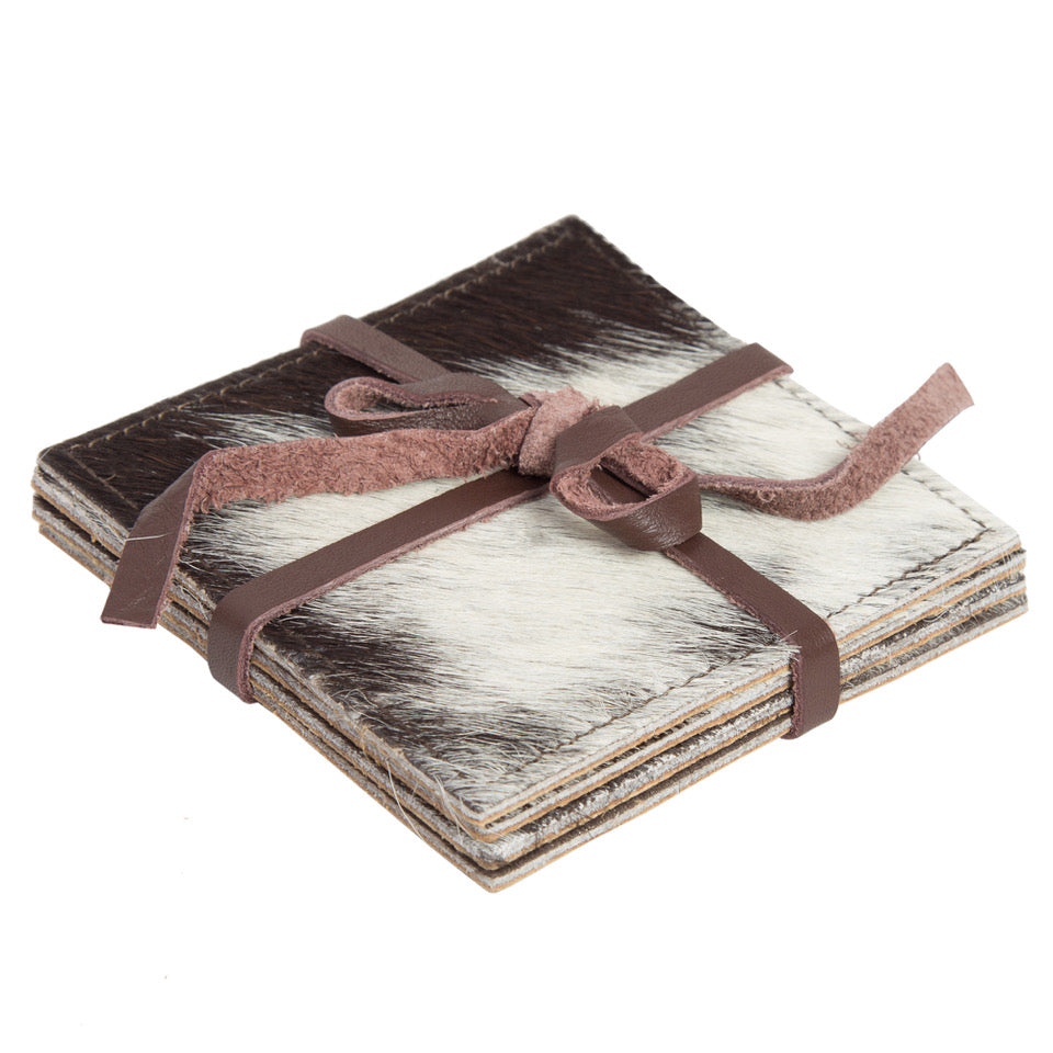 Cowhide Coasters