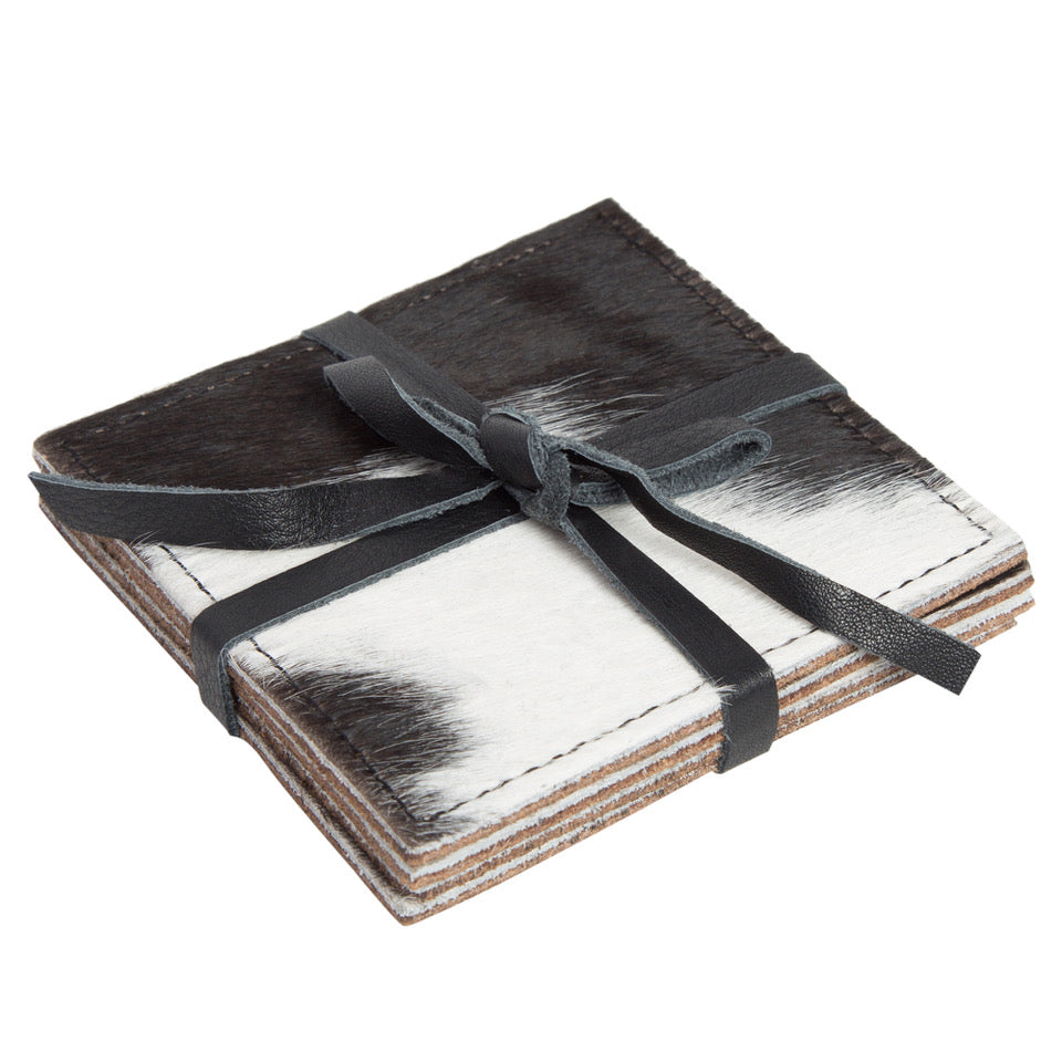 Cowhide Coasters