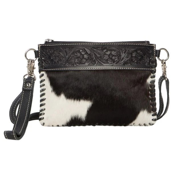 Tooling Leather Cowhide Clutch Bag