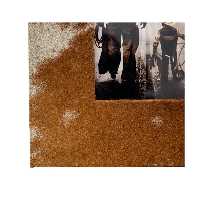 Myra Cowhide Photo Frame