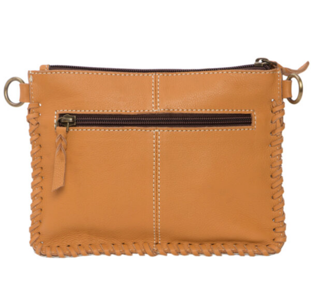 Tooling Leather Cowhide Clutch Bag