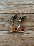 Myra Desert Bloom Hand Tooled Keyring