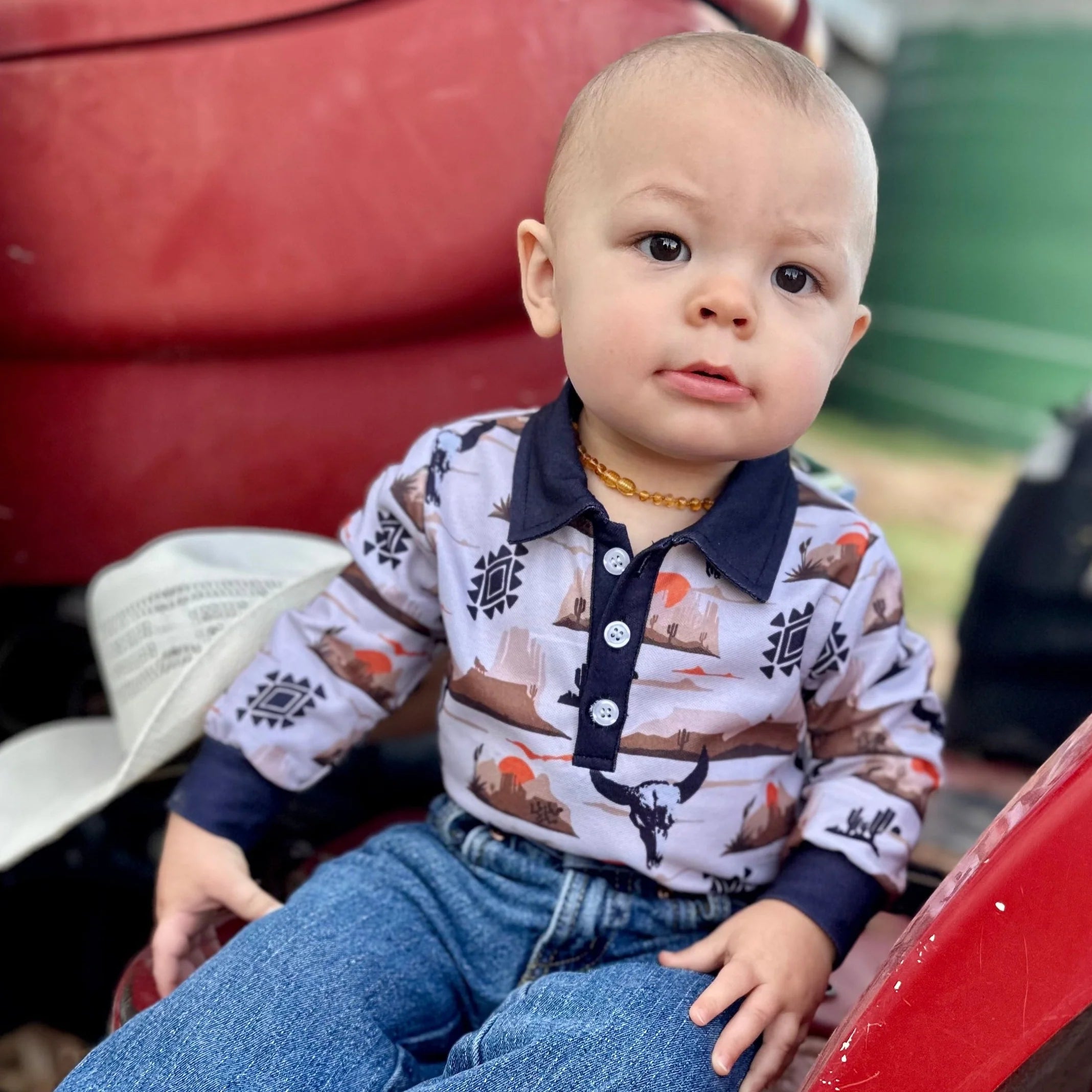 Desert Sky Polo Onesie