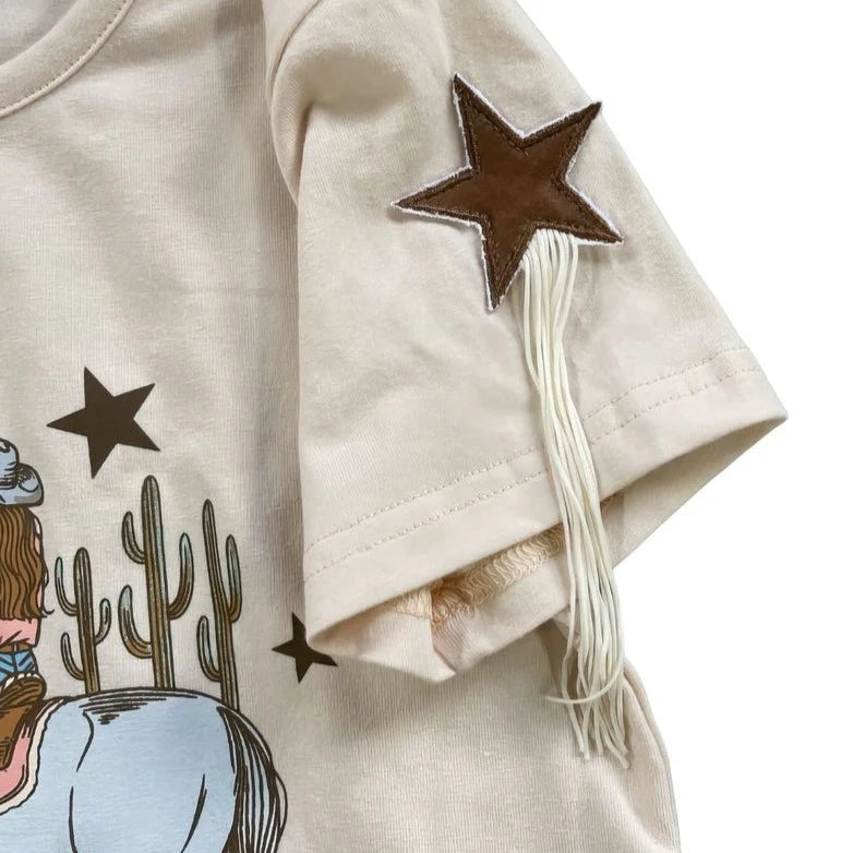 Cowgirl At Soul Fringe Tee