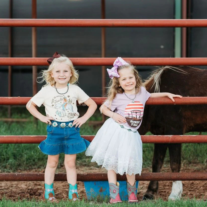Cowgirl At Soul Fringe Tee