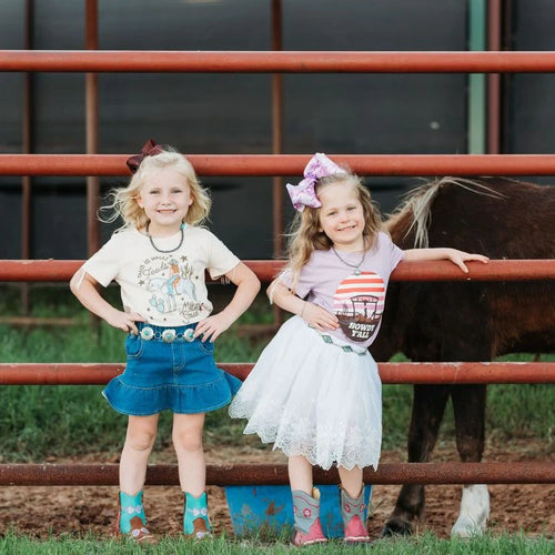 Cowgirl At Soul Fringe Tee