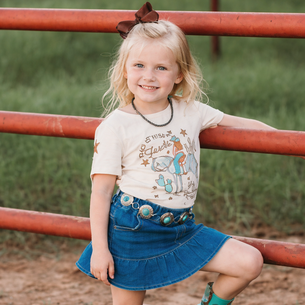 Cowgirl At Soul Fringe Tee