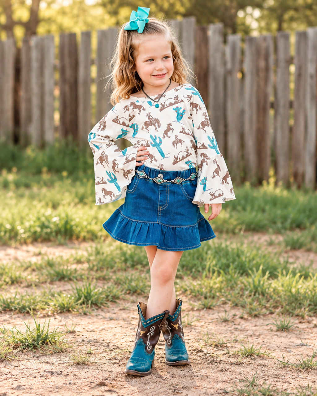 Gettin' Western Long Sleeve Top