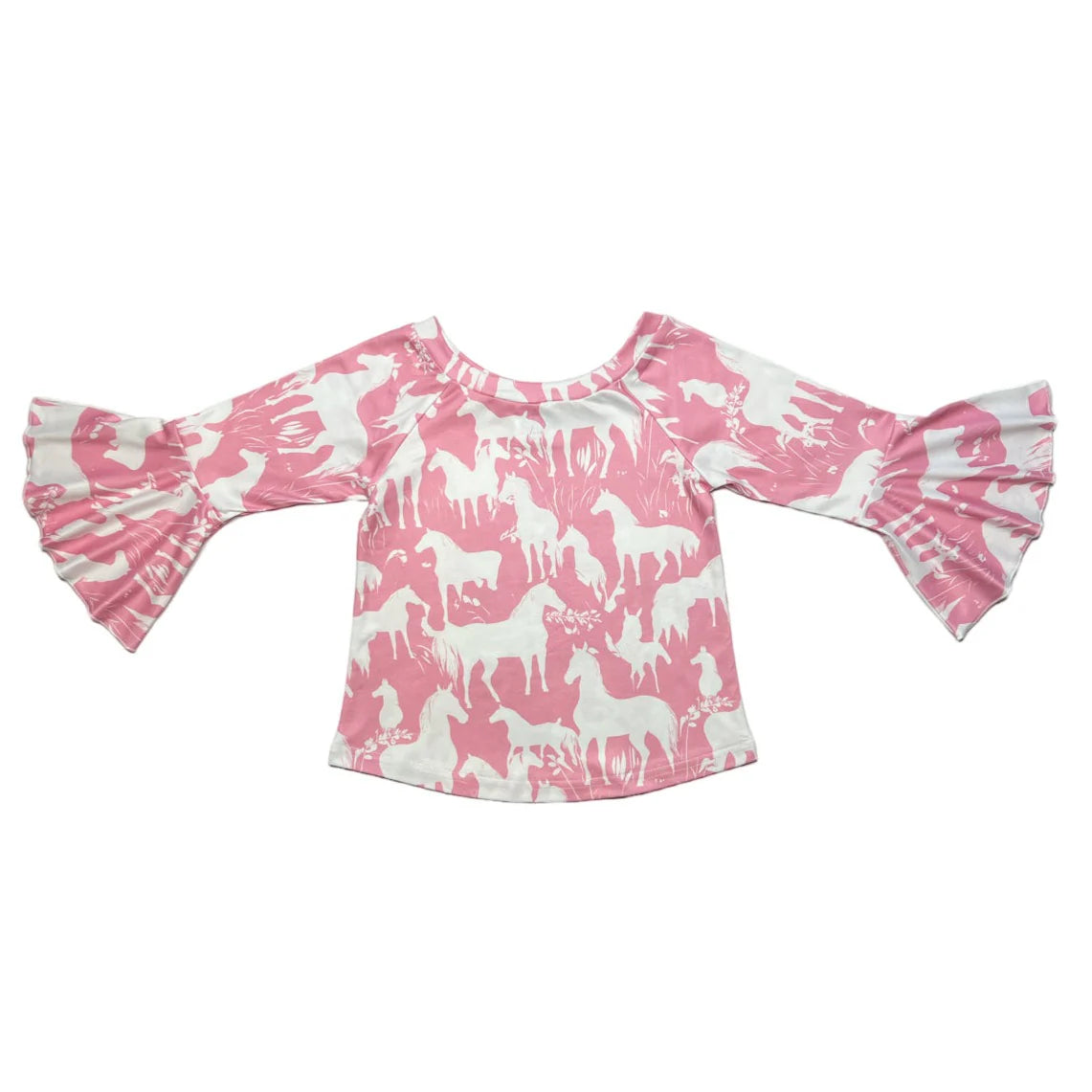 Grazing Horses Long Sleeve Top Toddler