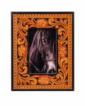 Myra Classic Hand-Tooled Photo Frame