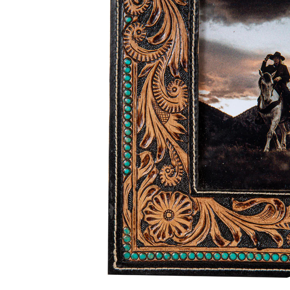 Myra Mesa Plateau Hand-Tooled Photo Frame