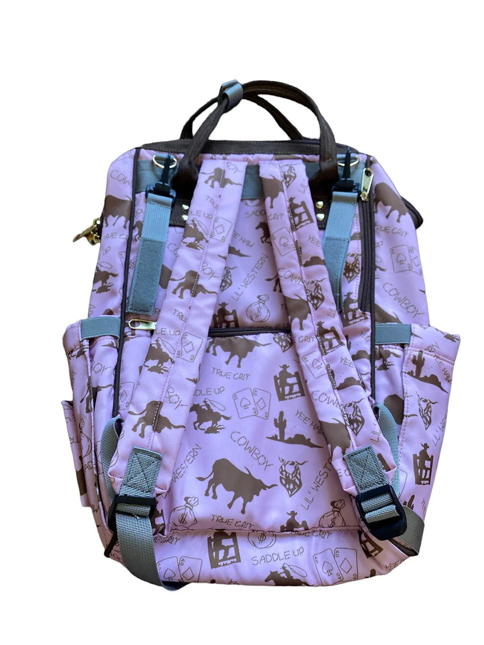 Pink Wild West Diaper Bag