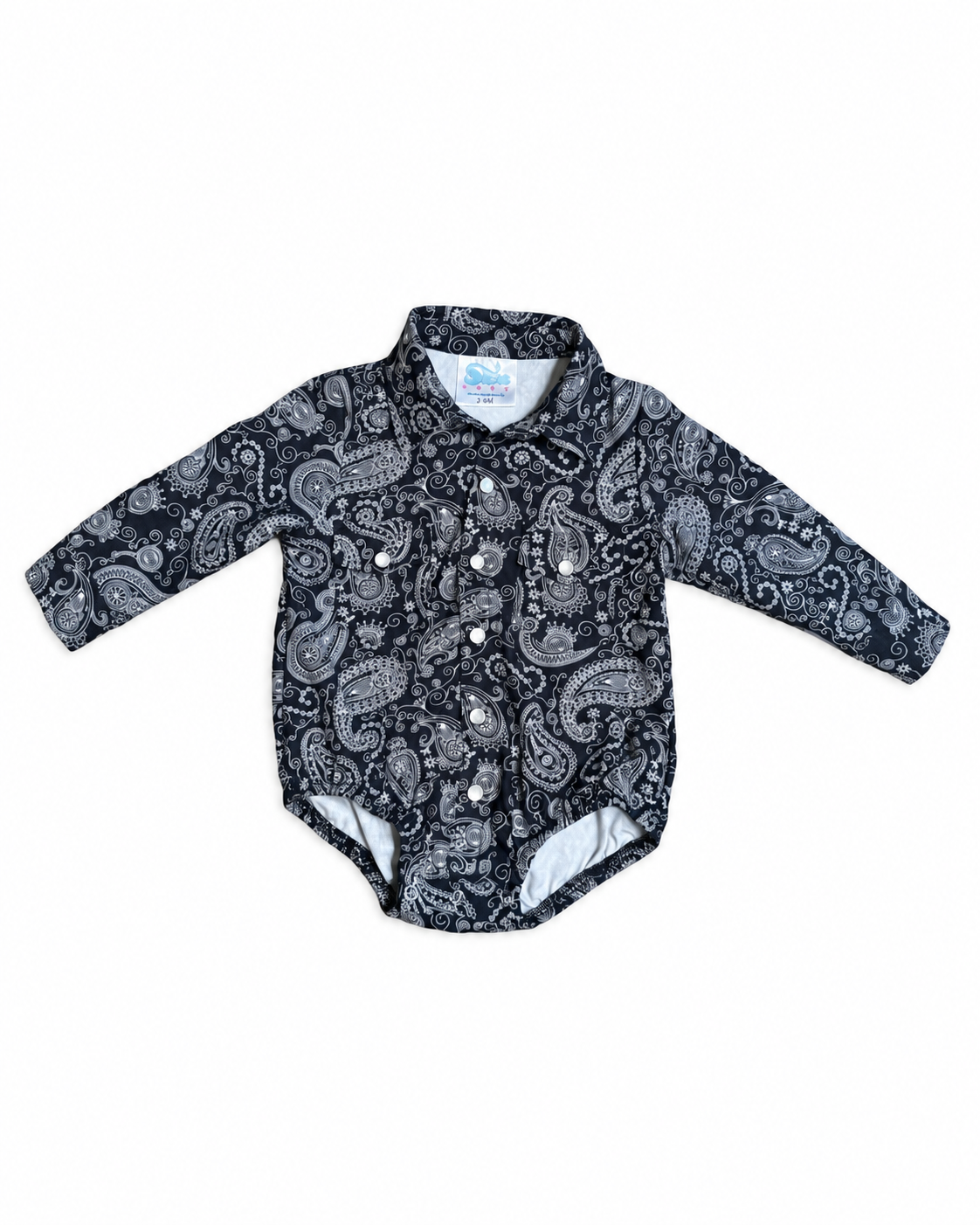Paisley Print Onesie
