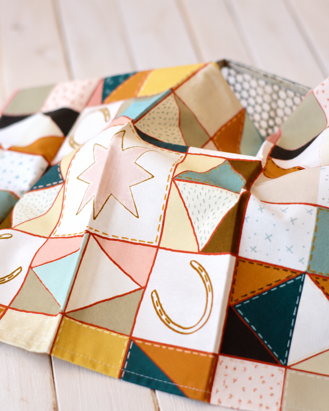 Tirzah Patchwork Quilt Tea Towel