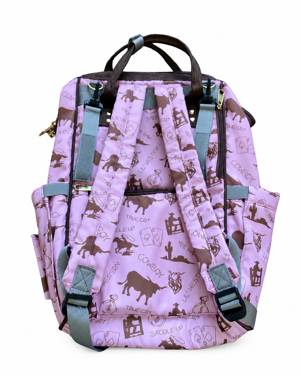 Pink Wild West Diaper Bag