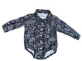 Paisley Print Onesie