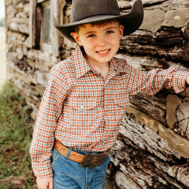 Plaid Pearl Snap Shirt