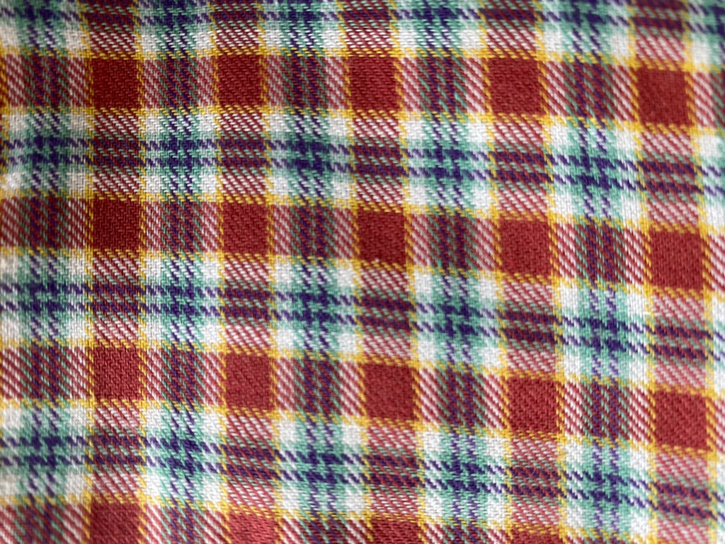Plaid Pearl Snap Onesie