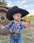 Roughstock Pearl Snap Onesie