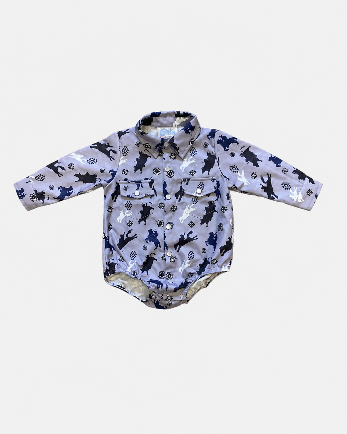 Roughstock Pearl Snap Onesie