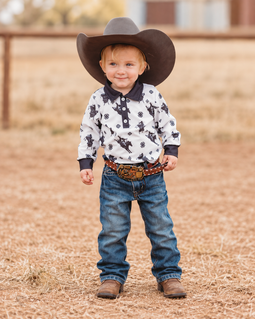 Roughstock Long Sleeve Polo