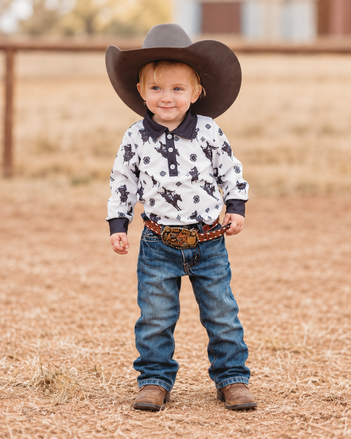 Roughstock Long Sleeve Polo
