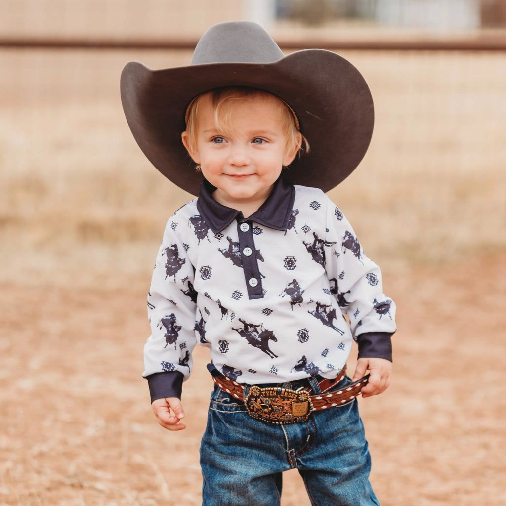 Roughstock Long Sleeve Polo