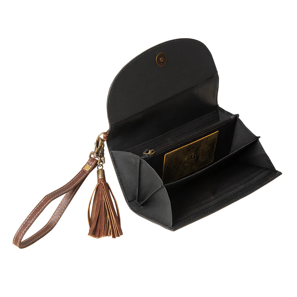 Myra Sandstone Trail Hand Wristlet Wallet