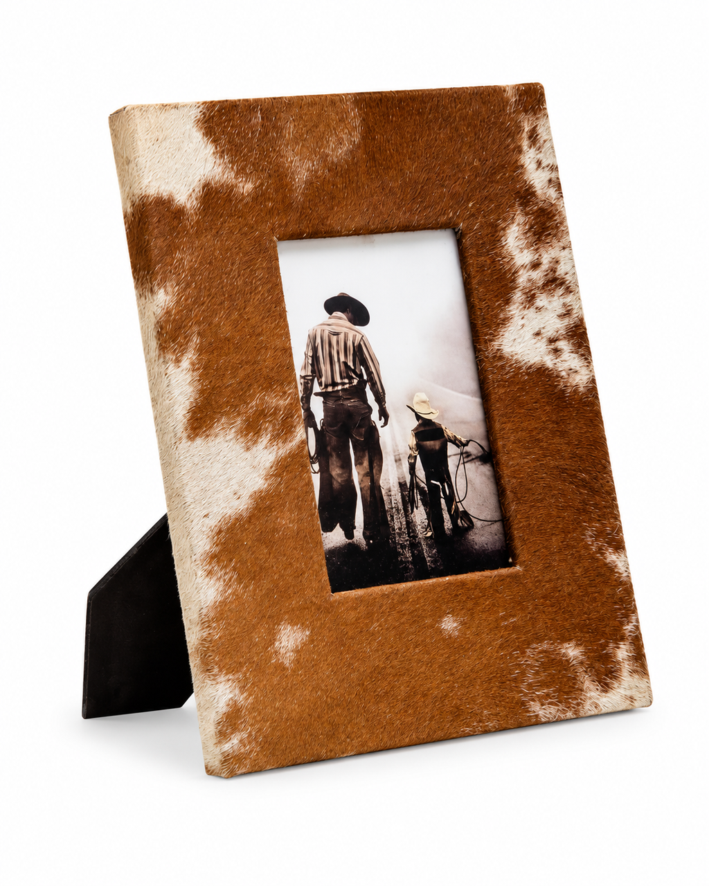 Myra Cowhide Photo Frame Tan