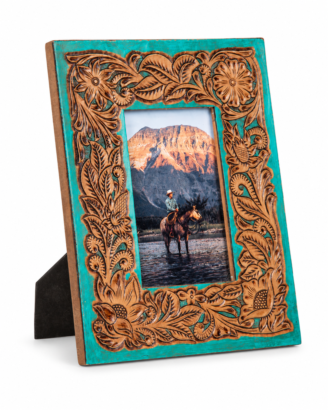 Myra Time of Traditions Hand-Tooled Photo Frame