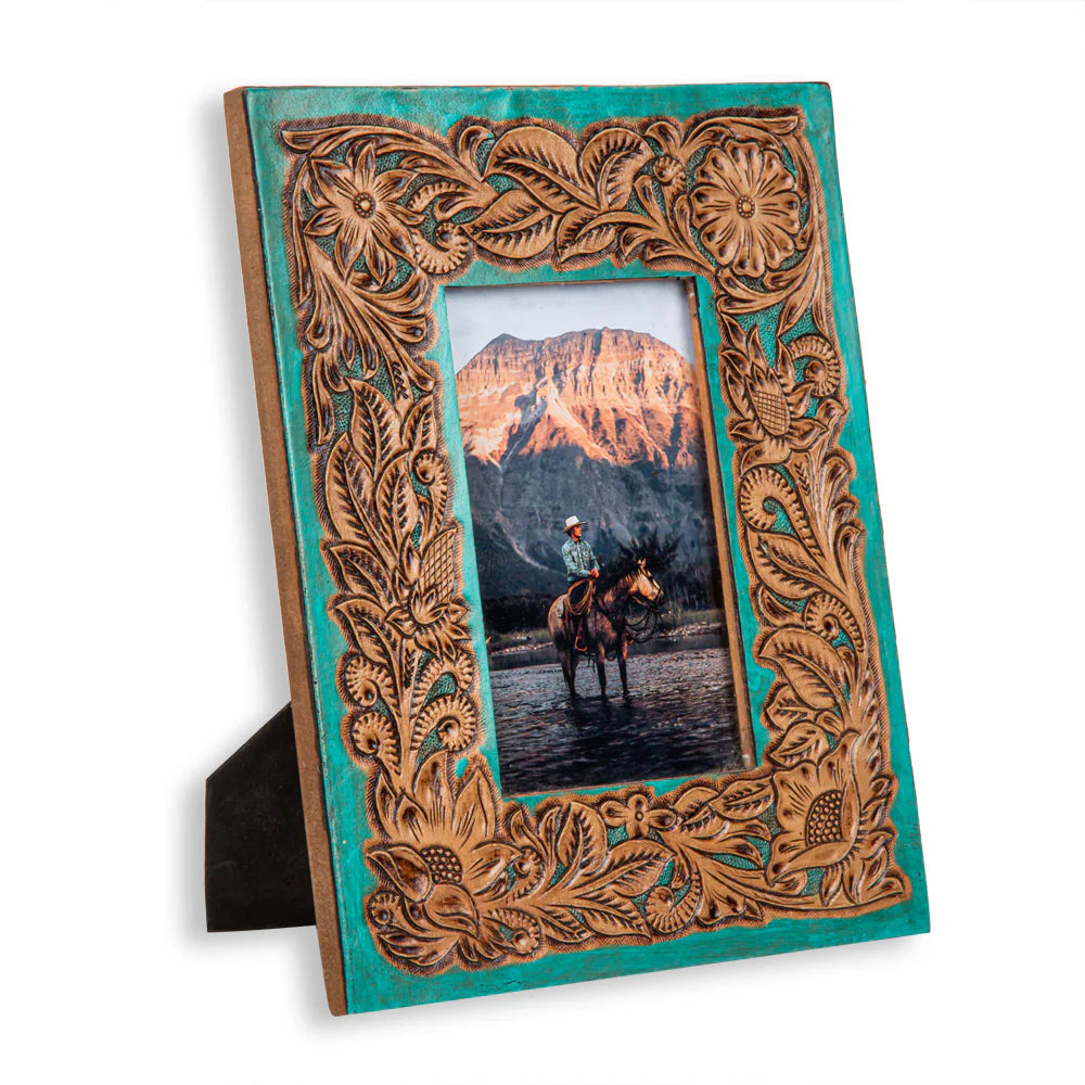 Myra Time of Traditions Hand-Tooled Photo Frame