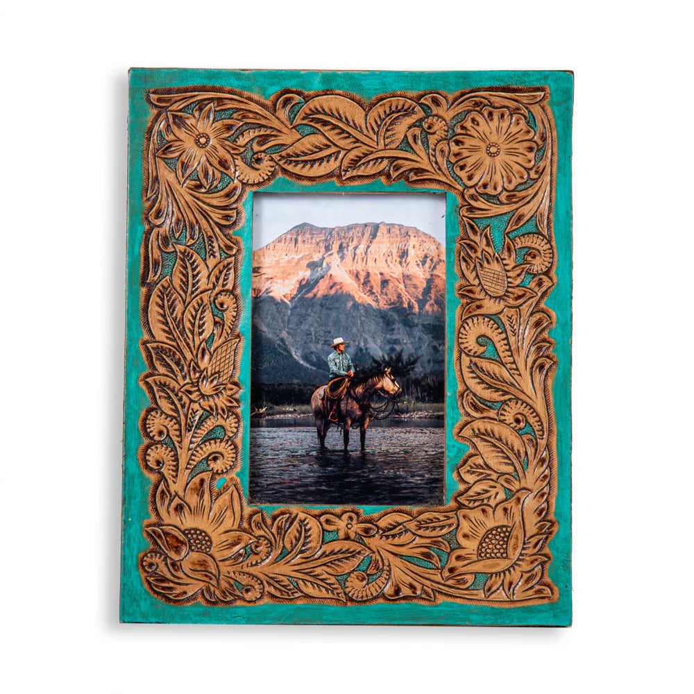 Myra Time of Traditions Hand-Tooled Photo Frame